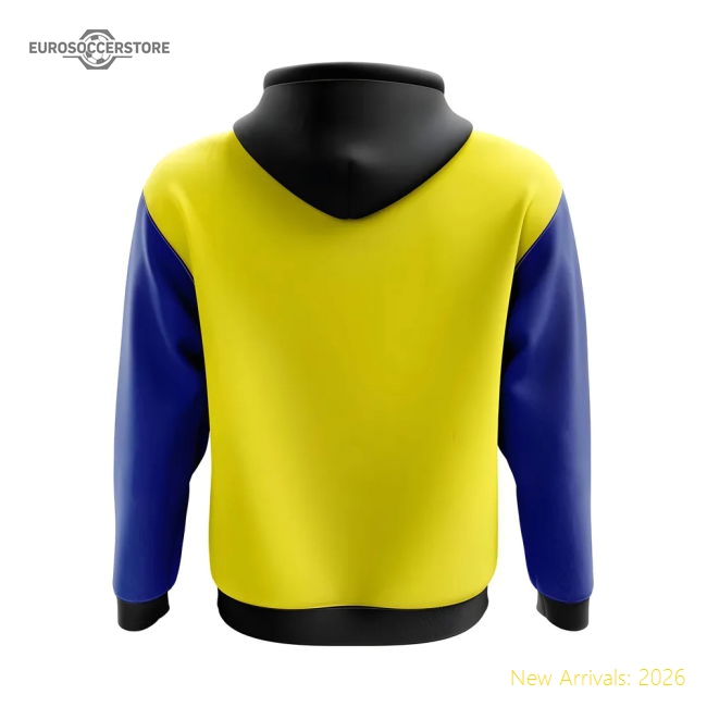 Barbados Concept Country Football Hoody (Yellow)-Football Shirts Shop