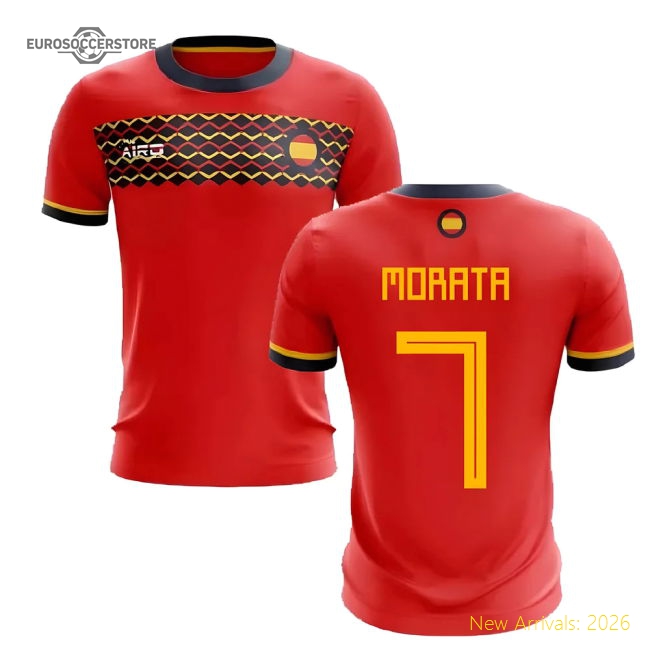 2025-2026 Spain Home Concept Football Shirt (Morata 7)-Football Shirts Shop