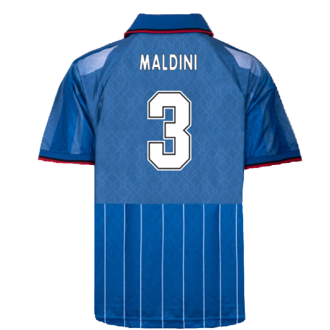 1996 AC Milan Fourth Retro Football Shirt (Maldini 3)-Football Shirts Shop