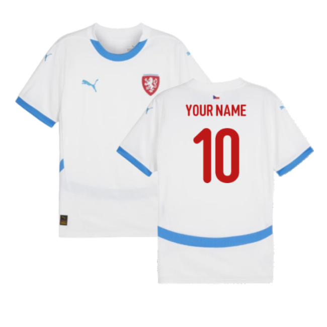 2024-2025 Czech Republic Away Shirt (Your Name)-Football Shirts Shop