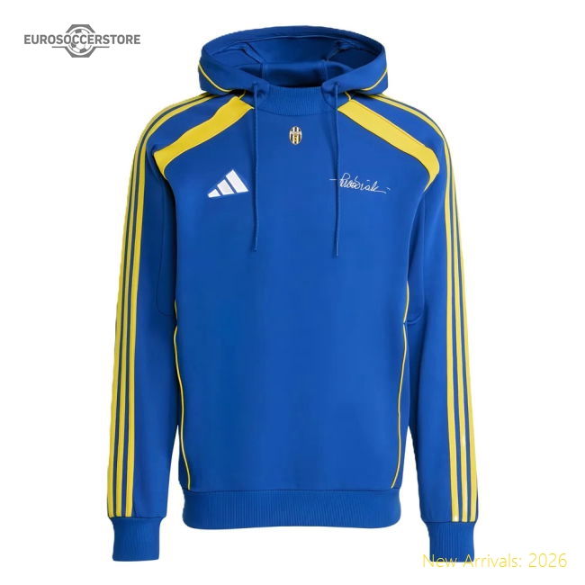 2025-2026 Juventus UBP Doubleknit Hoody (Royal)-Football Shirts Shop
