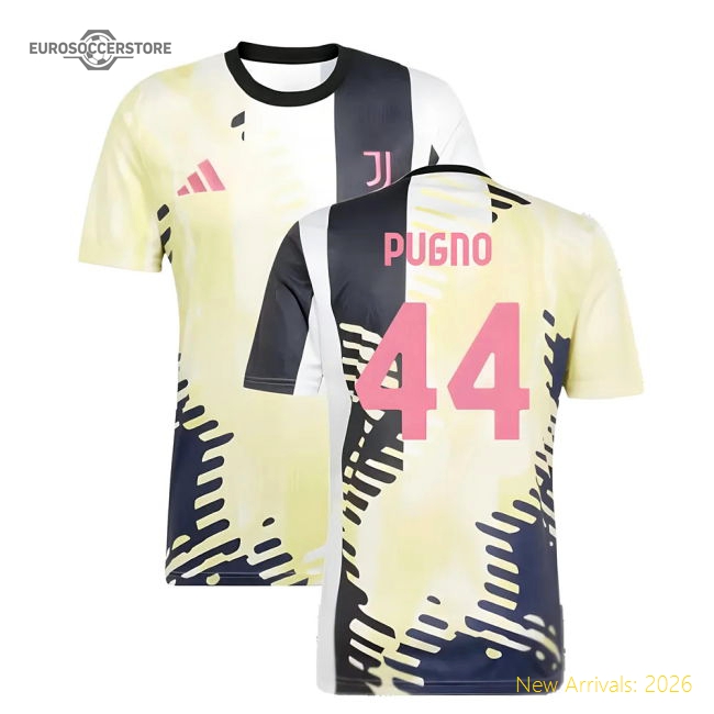 2025 Juventus Pre-Match Shirt (Yellow) (Pugno 44)-Football Shirts Shop