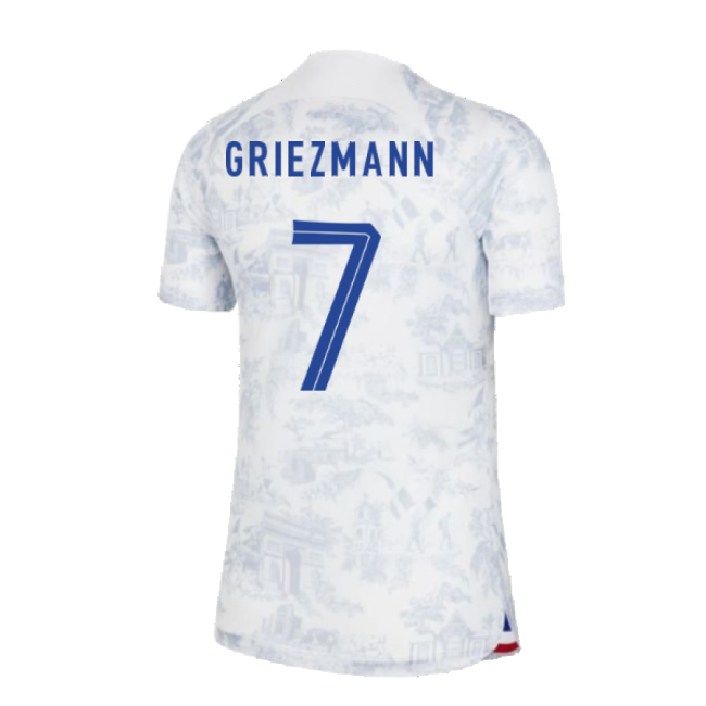 2022-2023 France Away Shirt (Ladies) (Griezmann 7)-Football Shirts Shop
