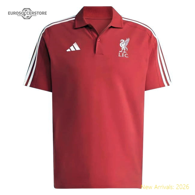 2025-2026 Liverpool DNA Polo Shirt (Red)-Football Shirts Shop