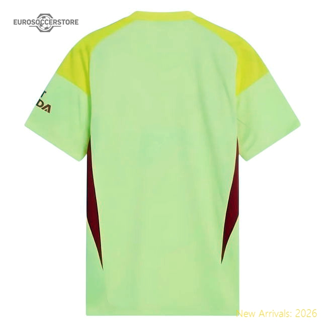 2025-2026 Arsenal Home Goalkeeper Shirt (Yellow)-Football Shirts Shop