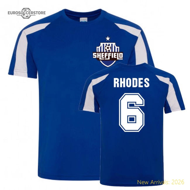 Jordan Rhodes Sheffield Wednesday Sports Training Jersey (Blue)-Football Shirts Shop