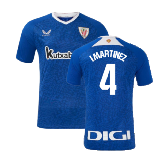 2024-2025 Athletic Bilbao Away Shirt (I.Martinez 4)-Football Shirts Shop