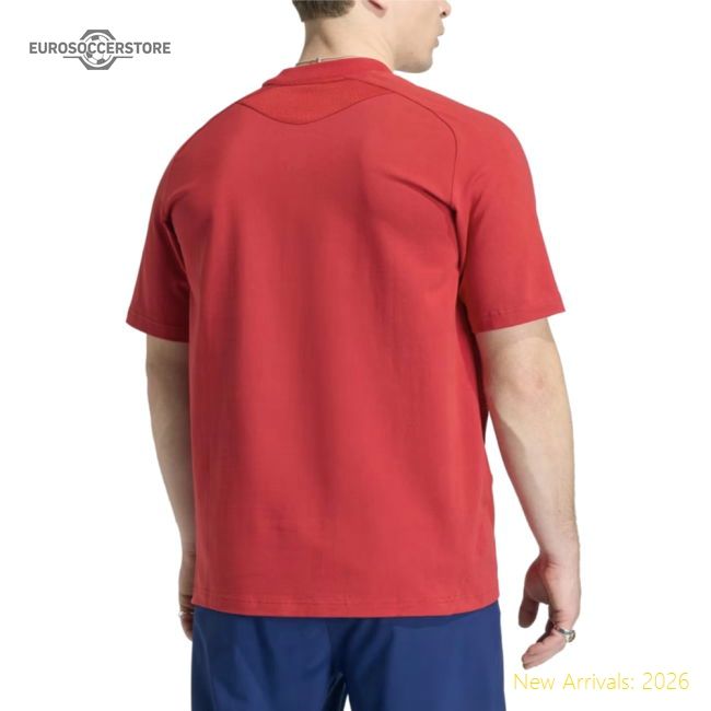 2026-2027 Spain Tiro Travel Tee (Red)-Football Shirts Shop