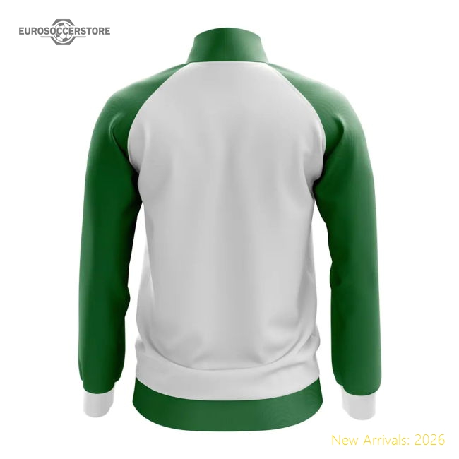 Nigeria Concept Football Track Jacket (White)-Football Shirts Shop