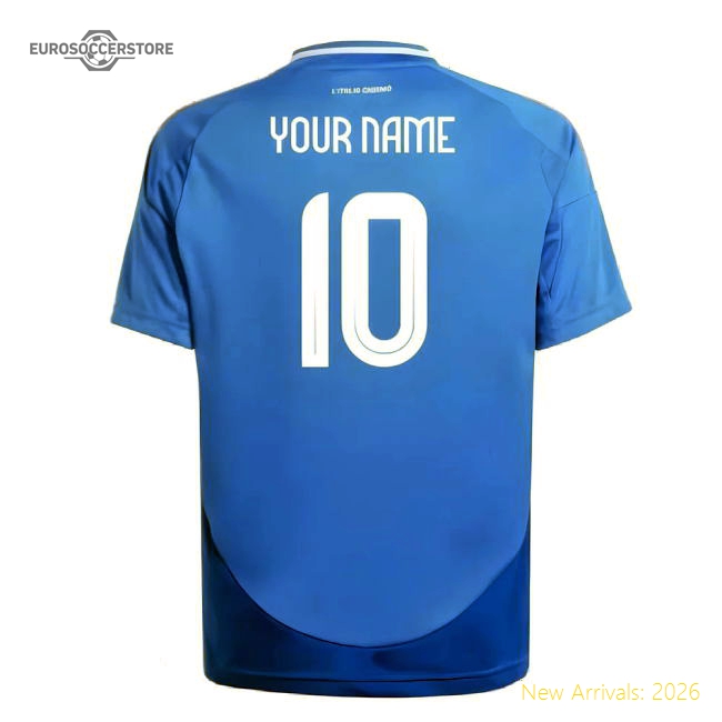 2024-2025 Italy Home Shirt (Kids) (Your Name)-Football Shirts Shop