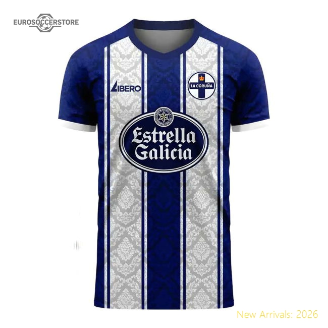 Deportivo La Coruna 2025-2026 Home Concept Football Kit (Libero) - Baby-Football Shirts Shop