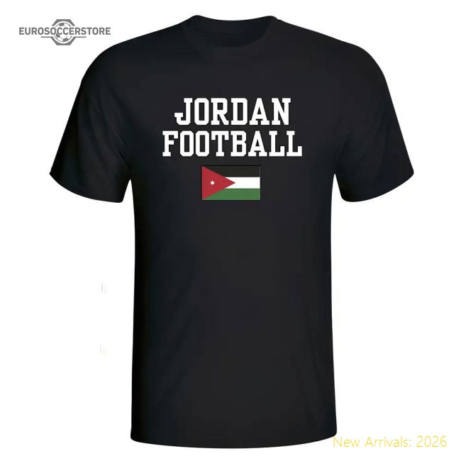 Jordan Football T-Shirt - Black-Football Shirts Shop