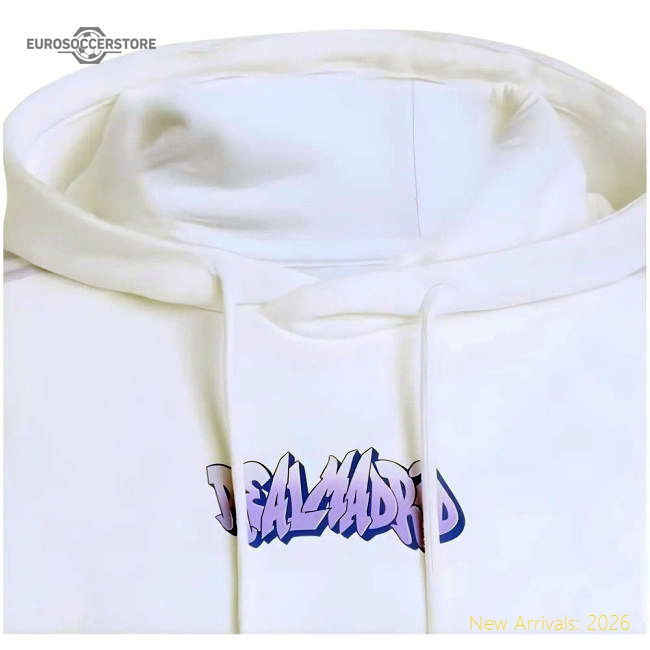 2024-2025 Real Madrid DNA Hoody (White)-Football Shirts Shop