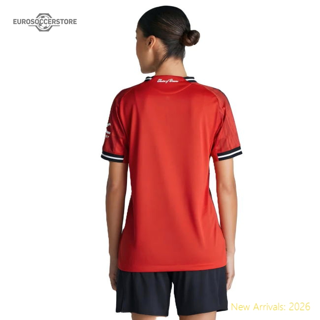 2025-2026 Man Utd Authentic Home Shirt (Womens)-Football Shirts Shop