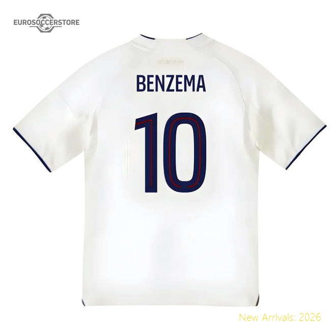 2025-2026 Olympique Lyon Home Shirt (Kids) (Benzema 10)-Football Shirts Shop