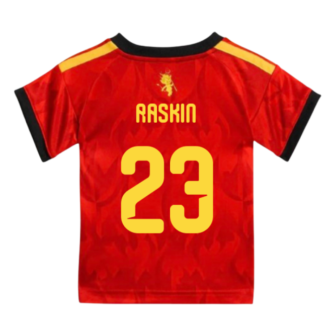 2026-2027 Belgium Home Baby Kit (Raskin 23)-Football Shirts Shop