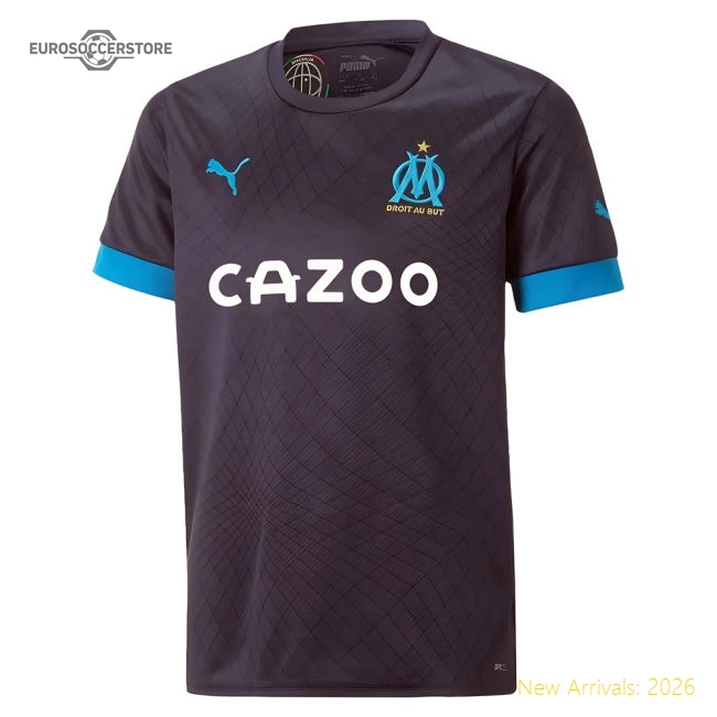 2022-2023 Marseille Away Shirt (Kids)-Football Shirts Shop