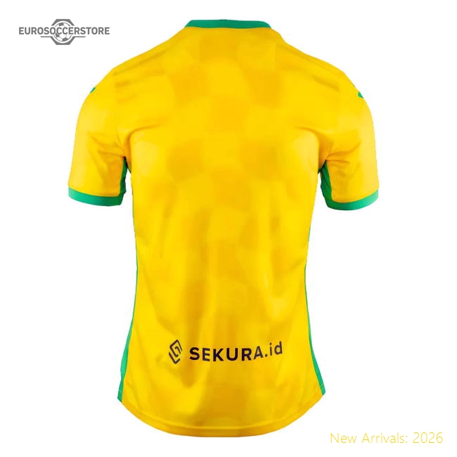 2024-2025 Norwich Home Shirt-Football Shirts Shop
