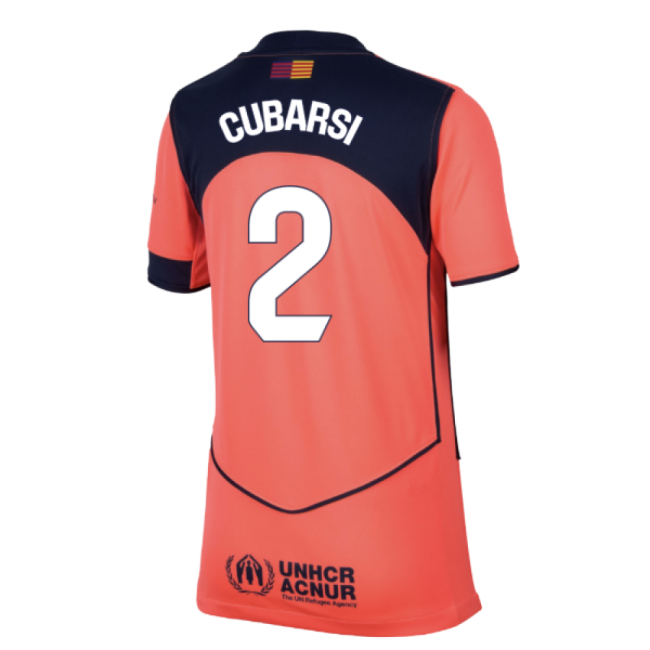 2025-2026 Barcelona Third Shirt (Kids) (Cubarsi 2)-Football Shirts Shop