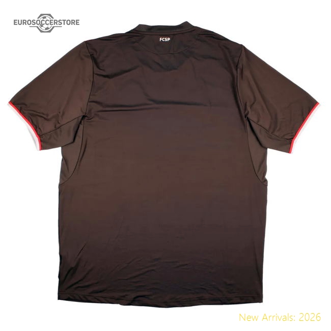 St. Pauli 2013-14 Home Shirt (Sponsorless) (XXL) (Mint)-Football Shirts Shop