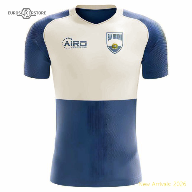 2025-2026 San Marino Home Concept Football Shirt-Football Shirts Shop