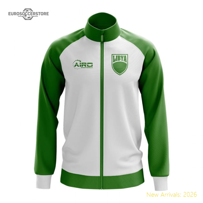 Libya Concept Football Track Jacket (White)-Football Shirts Shop