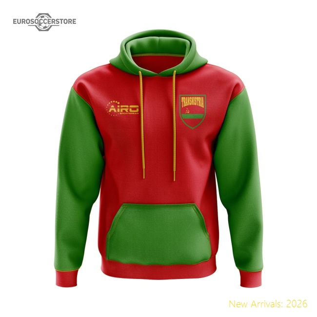 Transinstria Concept Country Football Hoody (Red)-Football Shirts Shop