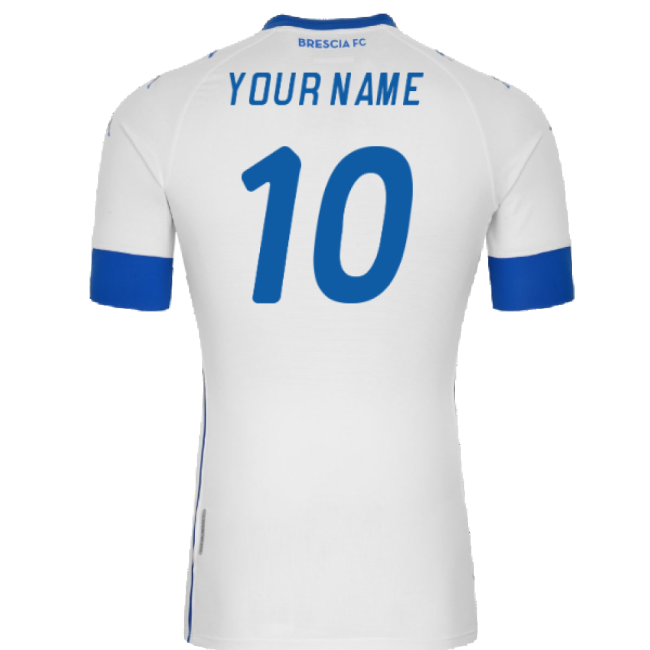 Brescia 2020-21 Away Shirt (Sponsorless) (XL) (Your Name 10) (Mint)-Football Shirts Shop