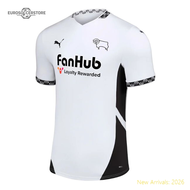 2024-2025 Derby County Home Shirt-Football Shirts Shop