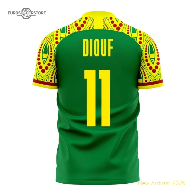 Senegal 2025-2026 Away Concept Football Kit (Libero) (DIOUF 11)-Football Shirts Shop