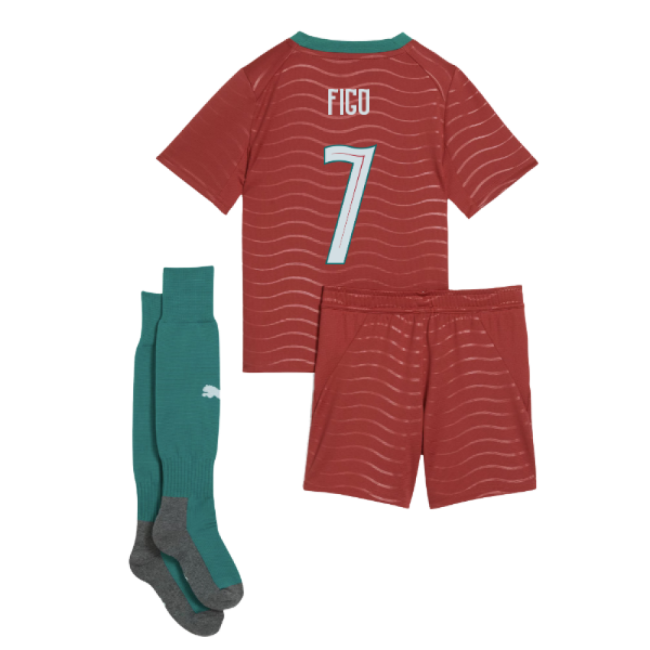 2026-2027 Portugal Home Mini Kit (Figo 7)-Football Shirts Shop