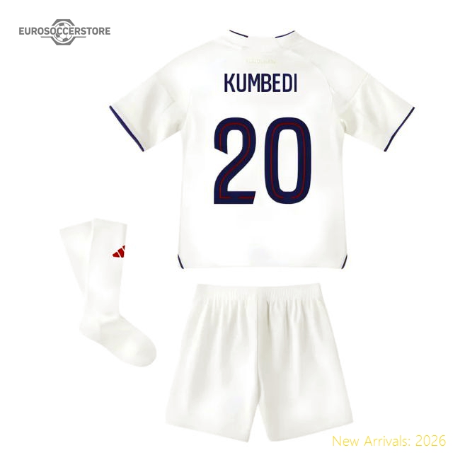 2025-2026 Olympique Lyon Home Mini Kit (Kumbedi 20)-Football Shirts Shop
