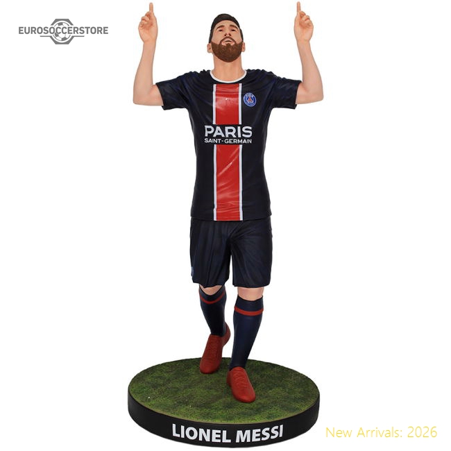 Paris Saint Germain FC Football's Finest Lionel Messi Premium 60cm Statue-Football Shirts Shop