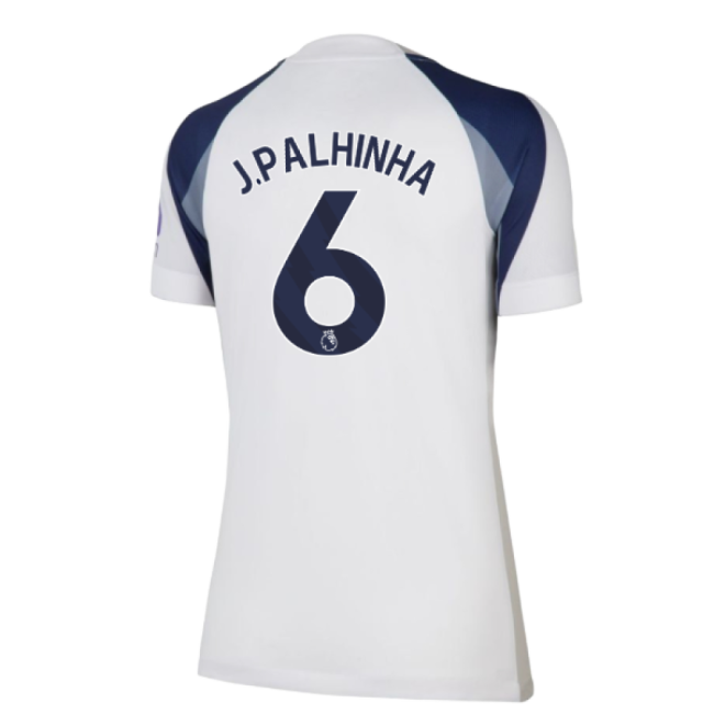 2025-2026 Tottenham Home Shirt (Womens) (J.Palhinha 6)-Football Shirts Shop