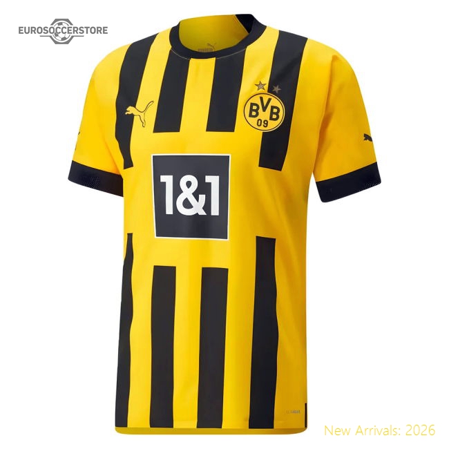 2022-2023 Borussia Dortmund Authentic Home Shirt-Football Shirts Shop