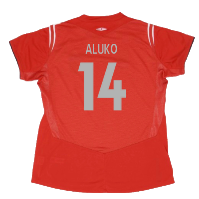 England 2004-05 Women\'s Away Shirt (W-14) (Excellent) (Aluko 14)-Football Shirts Shop