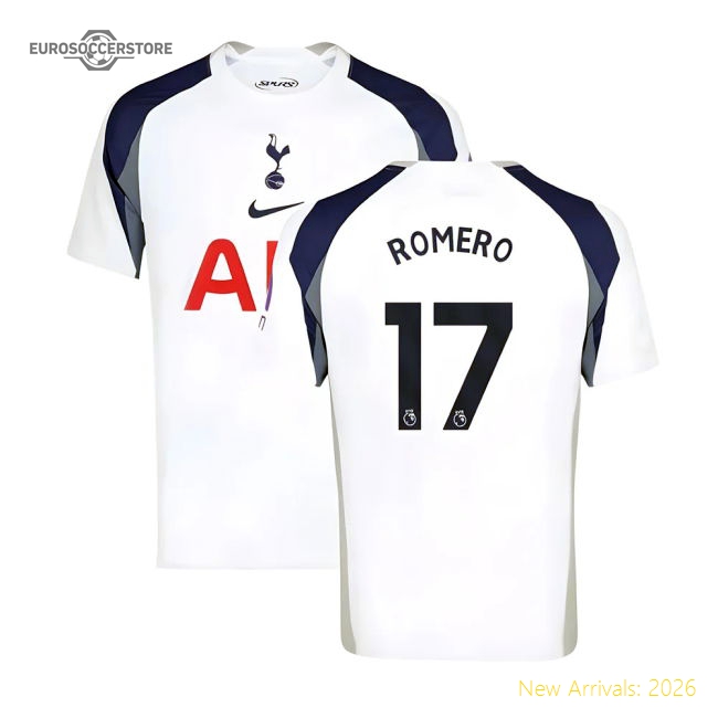 2025-2026 Tottenham Hotspur Home Shirt (Romero 17)-Football Shirts Shop