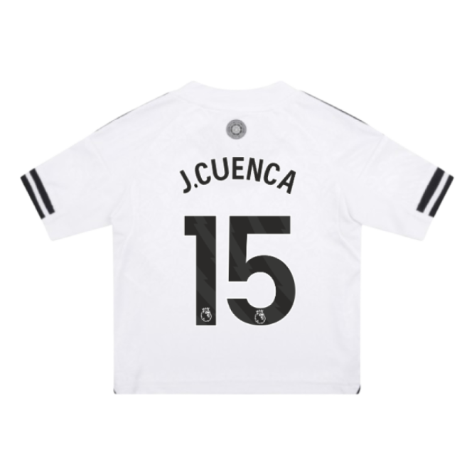2025-2026 Fulham Home Mini Kit (J.Cuenca 15)-Football Shirts Shop