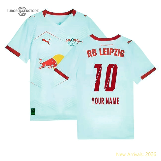 2025-2026 Red Bull Leipzig Home Shirt (Kids) (Your Name)-Football Shirts Shop