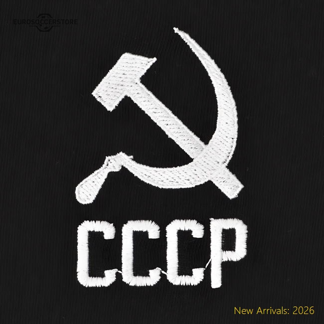 Soviet Union (CCCP) No 01 Black Polo Shirt-Football Shirts Shop