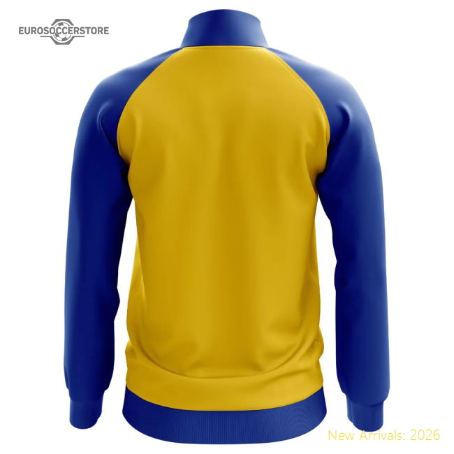 Sweden Concept Football Track Jacket (Yellow)-Football Shirts Shop