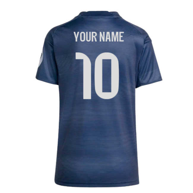 2025-2026 Real Madrid Authentic Away Shirt (Womens) (Your Name)-Football Shirts Shop