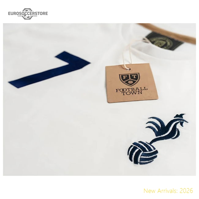 The Cockerel 7 White Long Sleeves Home Retro Shirt-Football Shirts Shop
