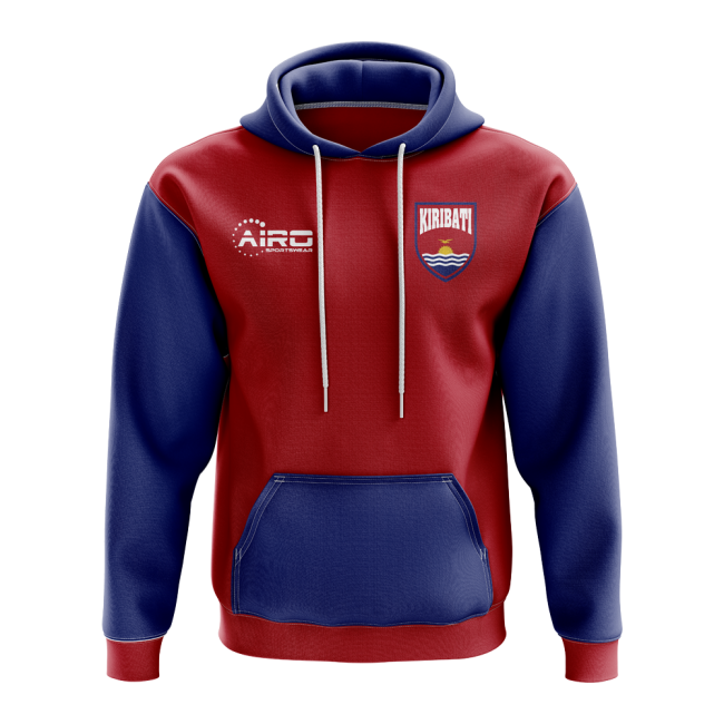 Kiribati Concept Country Football Hoody (Red)-Football Shirts Shop
