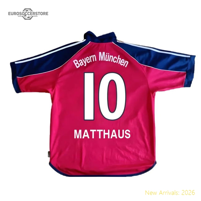 Bayern Munich 1999-01 Home Shirt ((Excellent) S) (Matthaus 10)-Football Shirts Shop