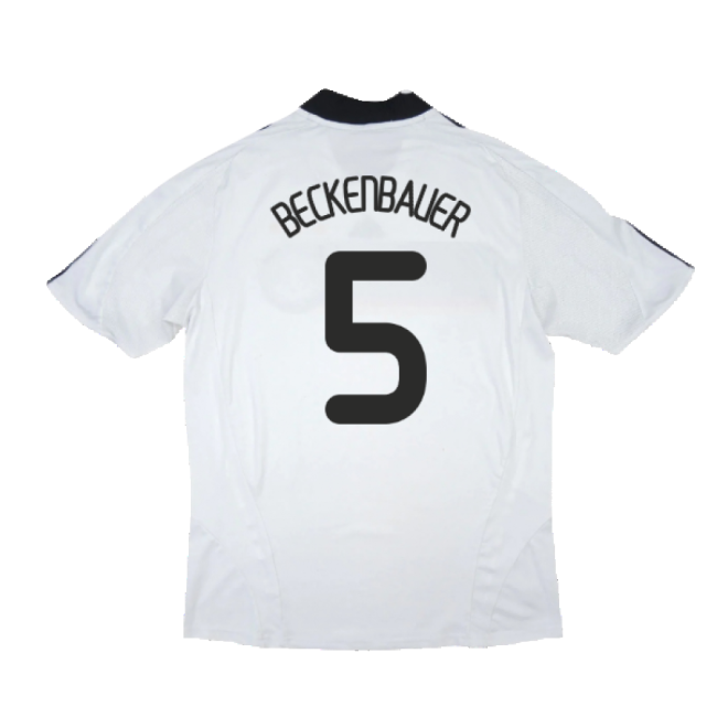 Germany 2008-09 Home Shirt ((Good) S) (BECKENBAUER 5)-Football Shirts Shop