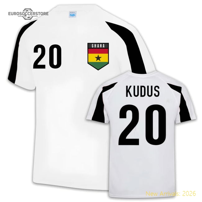 Ghana Sports Training Jersey (Mohammed Kudus 20)-Football Shirts Shop