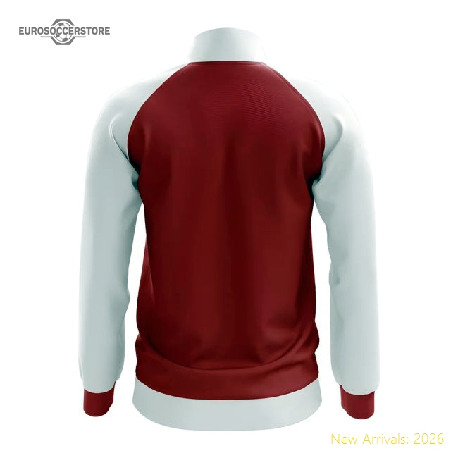 Paraguay Concept Football Track Jacket (Red) - Kids-Football Shirts Shop