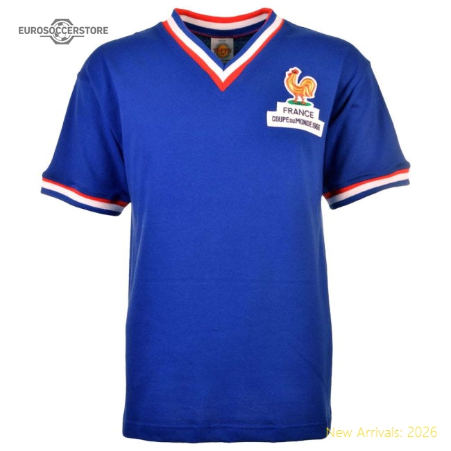 France 1966 World Cup Retro Football Shirt-Football Shirts Shop
