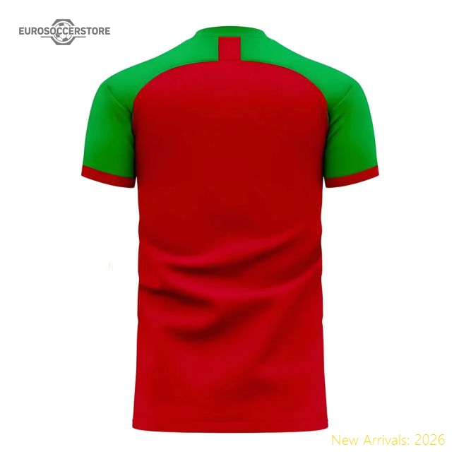 Portugal 2020-2021 Home Concept Football Kit (Fans Culture) - Womens-Football Shirts Shop